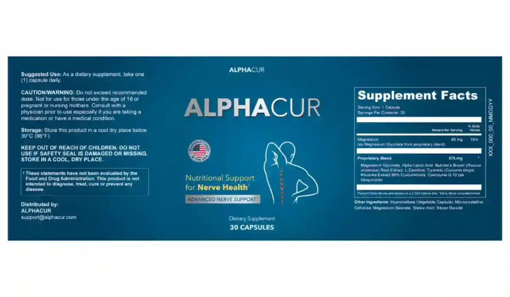 AlphaCur Ingredients
