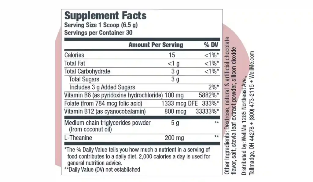 BioVanish Ingredients