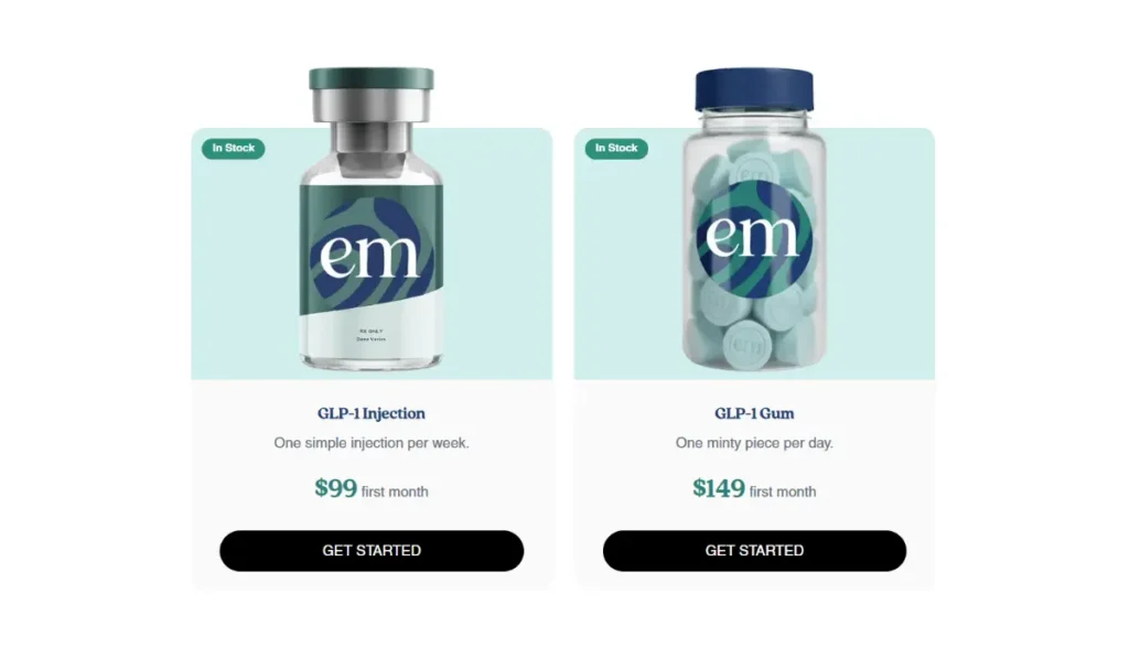 Embody GLP-1 price